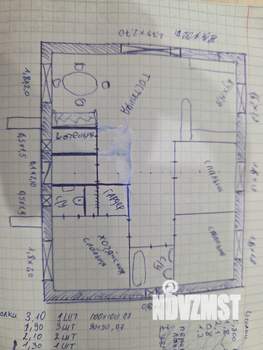 Дом 105м², 1-этажный, участок 8 сот.  