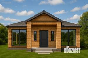 Дом 105м², 1-этажный, участок 8 сот.  