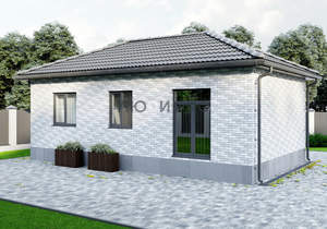 Дом 60м², 1-этажный, участок 6 сот.  