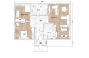 Дом 130м&sup2;, 2-этажный, участок 6 сот.  