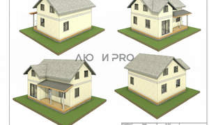 Дом 118м&sup2;, 2-этажный, участок 4 сот.  