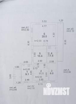 Дом 70м², 1-этажный, участок 6 сот.  