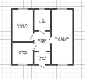Дом 105м², 1-этажный, участок 10 сот.  