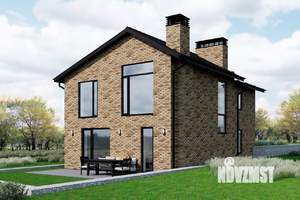 Дом 122м&sup2;, 2-этажный, участок 4 сот.  