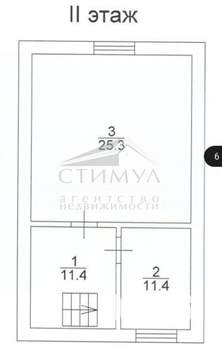 Дом 102м², 2-этажный, участок 3 сот.  
