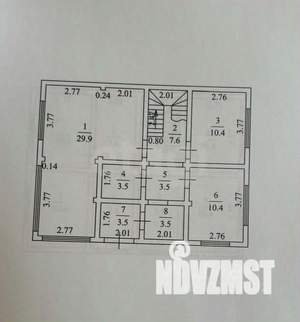 Дом 144м², 2-этажный, участок 9 сот.  