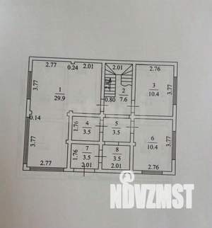 Дом 144м&sup2;, 2-этажный, участок 9 сот.  