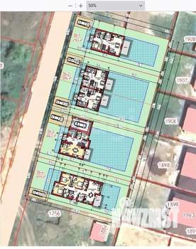 Таунхаус 105м&sup2;, 2-этажный, участок 4 сот.  