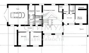 Дача 195м², 1-этажный, участок 10 сот.  