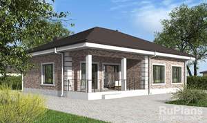 Дом 115м&sup2;, 1-этажный, участок 6 сот.  