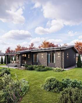 Дом 109м&sup2;, 1-этажный, участок 8 сот.  