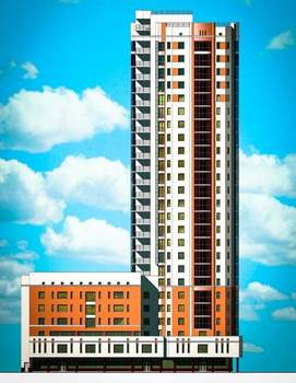 2-к квартира, на длительный срок, 42м2, 20/25 этаж