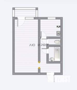 1-к квартира, на длительный срок, 32м2, 5/9 этаж