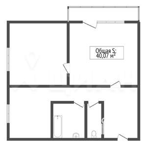 2-к квартира, на длительный срок, 42м2, 3/5 этаж