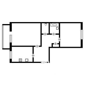 2-к квартира, на длительный срок, 54м2, 3/9 этаж