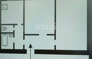 2-к квартира, на длительный срок, 37м2, 2/2 этаж