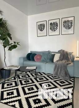 1-к квартира, посуточно, 46м2, 9/12 этаж