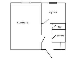 1-к квартира, на длительный срок, 37м2, 5/9 этаж