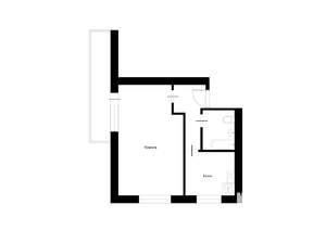 1-к квартира, на длительный срок, 30м2, 9/9 этаж