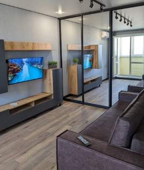 Студия квартира, на длительный срок, 41м2, 24/25 этаж