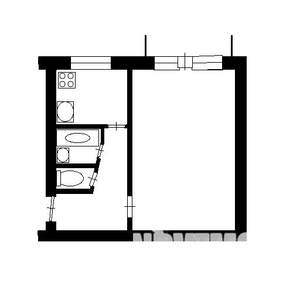 1-к квартира, на длительный срок, 38м2, 1/9 этаж