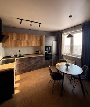 Студия квартира, на длительный срок, 41м2, 24/25 этаж