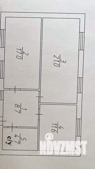 2-к квартира, на длительный срок, 63м2, 2/4 этаж