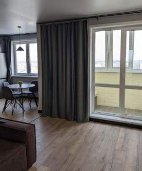 Студия квартира, на длительный срок, 41м2, 24/25 этаж