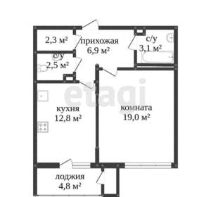1-к квартира, на длительный срок, 31м2, 5/12 этаж