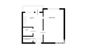 1-к квартира, на длительный срок, 40м2, 4/9 этаж