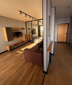 Студия квартира, на длительный срок, 41м2, 24/25 этаж