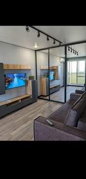 Студия квартира, на длительный срок, 41м2, 24/25 этаж