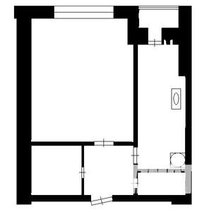 1-к квартира, вторичка, 37м2, 1/9 этаж