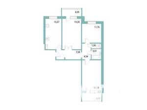 3-к квартира, вторичка, 90м2, 5/11 этаж
