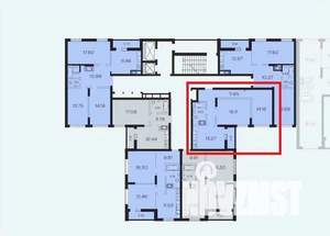 2-к квартира, вторичка, 63м2, 7/19 этаж