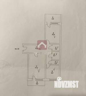 2-к квартира, вторичка, 48м2, 4/9 этаж