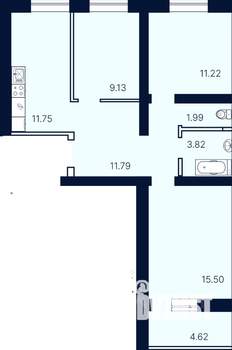 3-к квартира, вторичка, 70м2, 7/10 этаж