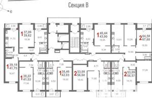 2-к квартира, вторичка, 57м2, 6/20 этаж