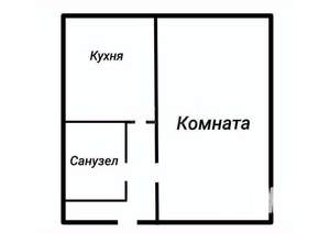 1-к квартира, вторичка, 43м2, 4/10 этаж