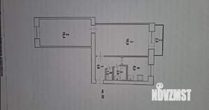 2-к квартира, вторичка, 46м2, 5/5 этаж