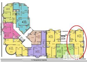 3-к квартира, вторичка, 125м2, 6/6 этаж