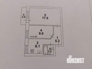 2-к квартира, вторичка, 41м2, 3/10 этаж