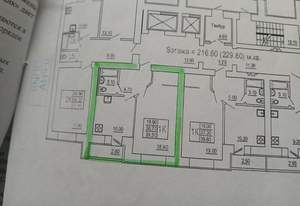 1-к квартира, вторичка, 37м2, 15/16 этаж