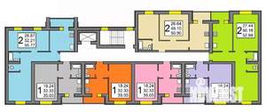2-к квартира, вторичка, 51м2, 5/10 этаж