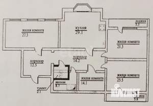 4-к квартира, вторичка, 155м2, 5/9 этаж