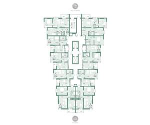 2-к квартира, вторичка, 51м2, 21/22 этаж