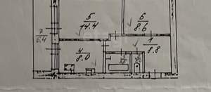 2-к квартира, вторичка, 43м2, 2/2 этаж