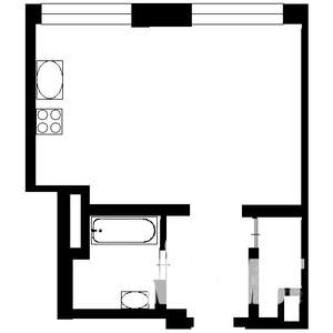 1-к квартира, вторичка, 41м2, 2/5 этаж