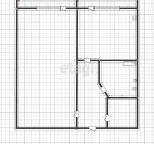 1-к квартира, вторичка, 36м2, 2/10 этаж
