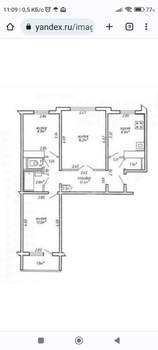 3-к квартира, вторичка, 66м2, 9/9 этаж